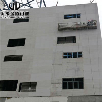 永济泄爆墙施工